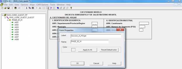 Creación de un nuevo formulario